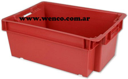 E033 Cajones Plastico apilables encajables ( 610 x 430 x 230 mm.) » WENCO S.A.