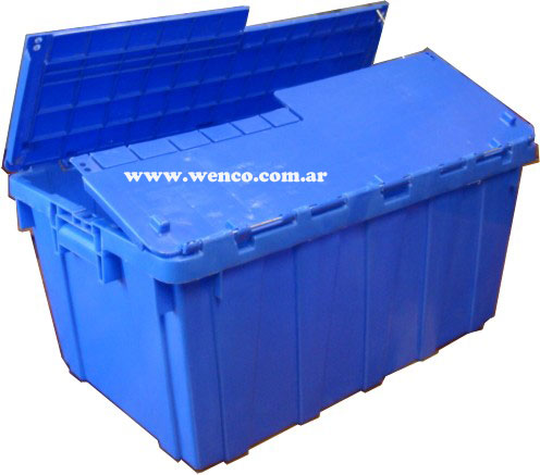 C001 Cajas de Plastico con tapa FP-24 (690 x 430 x 322 mm.) » WENCO S.A.